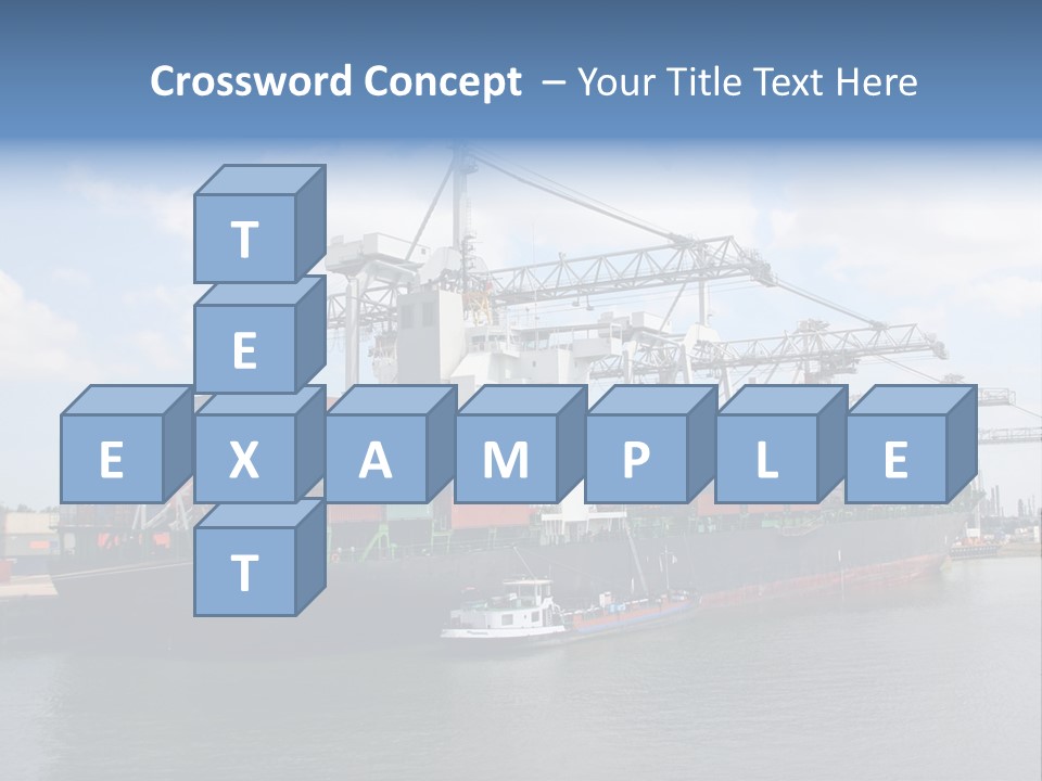 Sea Water Debarment PowerPoint Template
