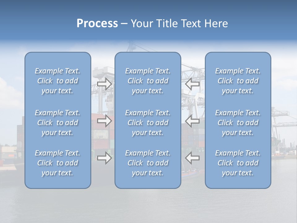Sea Water Debarment PowerPoint Template