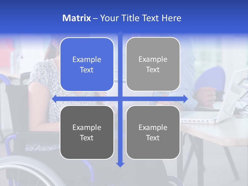 Landscape Person Folder PowerPoint Template