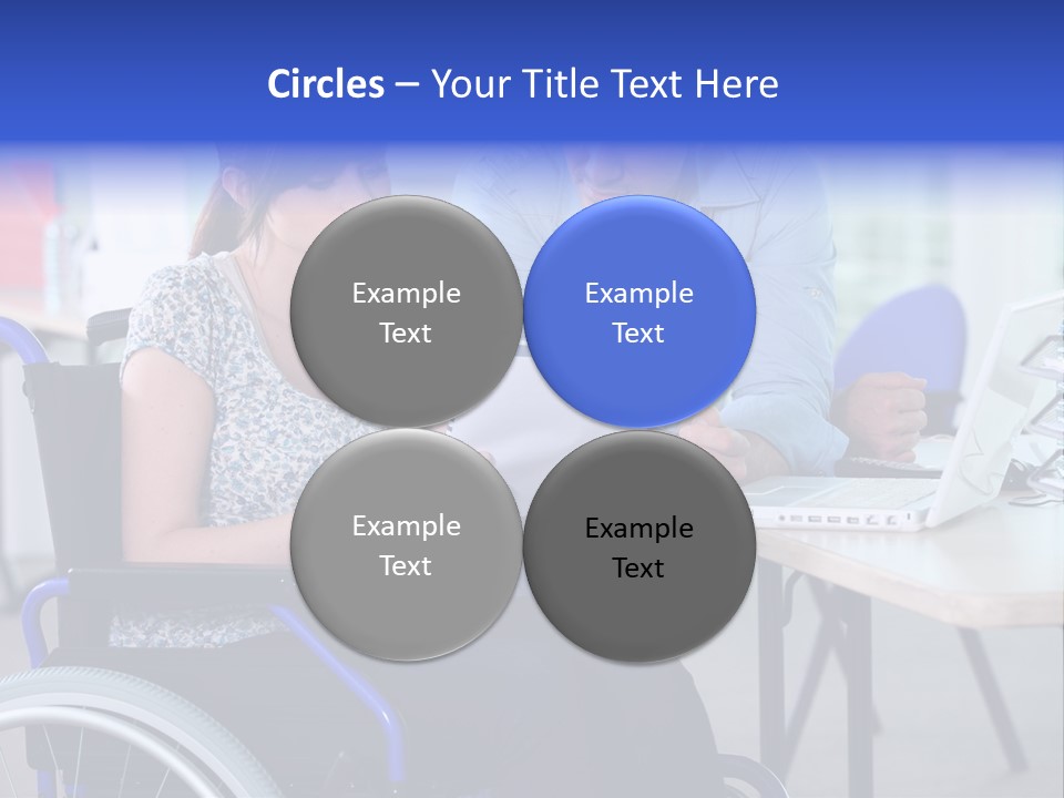 Landscape Person Folder PowerPoint Template