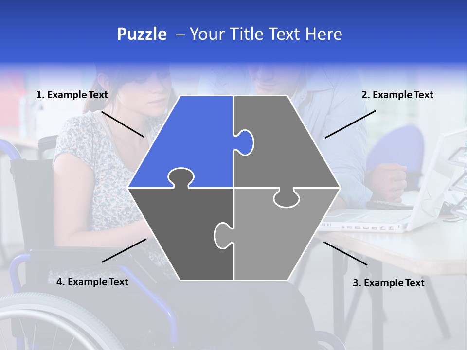 Landscape Person Folder PowerPoint Template