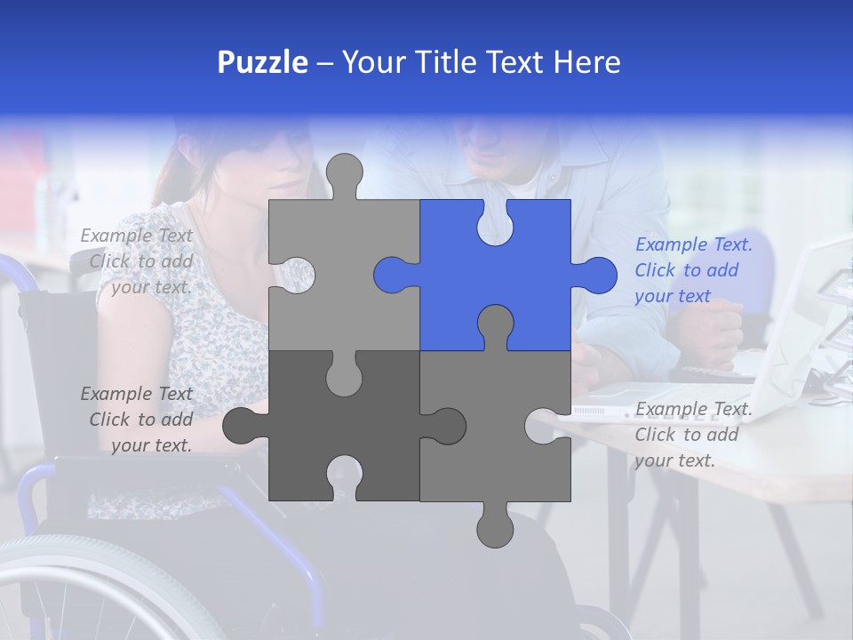 Landscape Person Folder PowerPoint Template