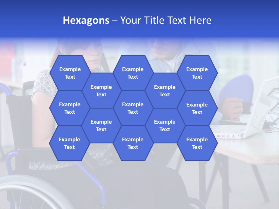 Landscape Person Folder PowerPoint Template