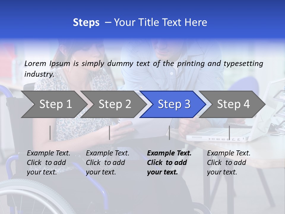 Landscape Person Folder PowerPoint Template