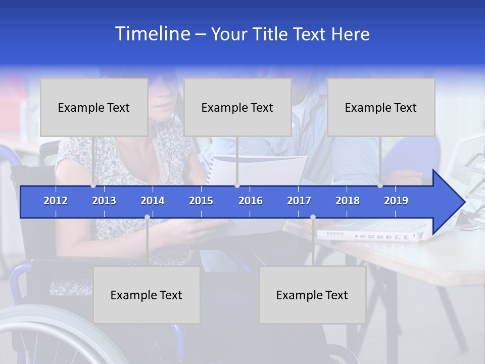 Landscape Person Folder PowerPoint Template
