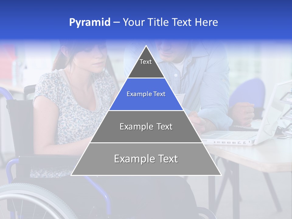Landscape Person Folder PowerPoint Template