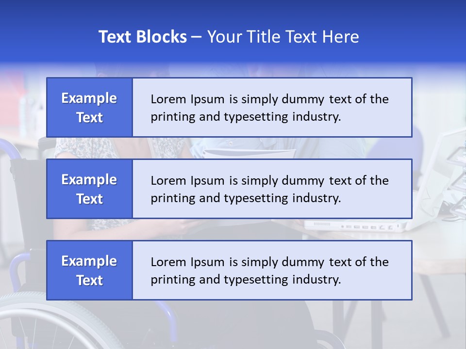 Landscape Person Folder PowerPoint Template