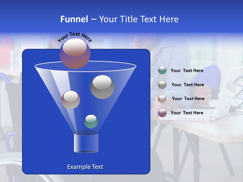 Landscape Person Folder PowerPoint Template