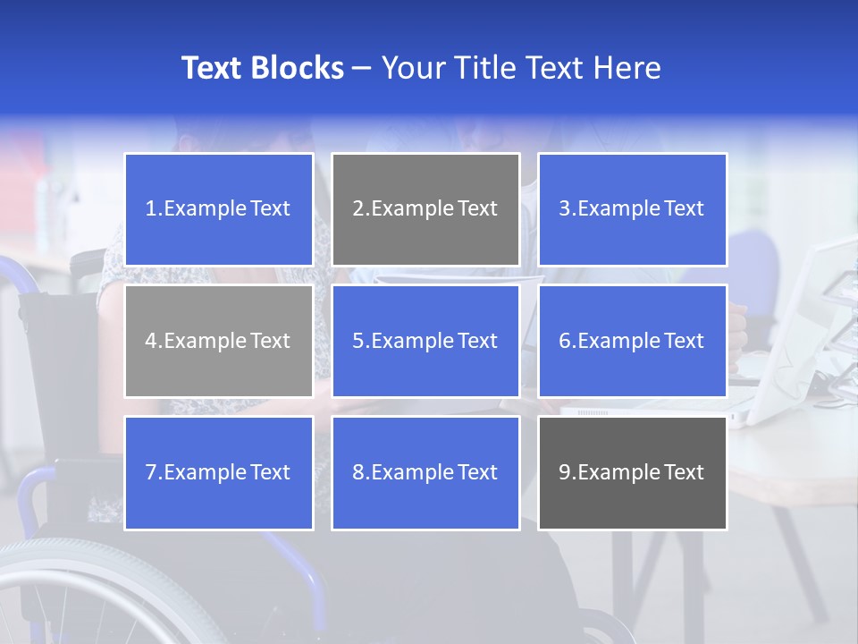 Landscape Person Folder PowerPoint Template