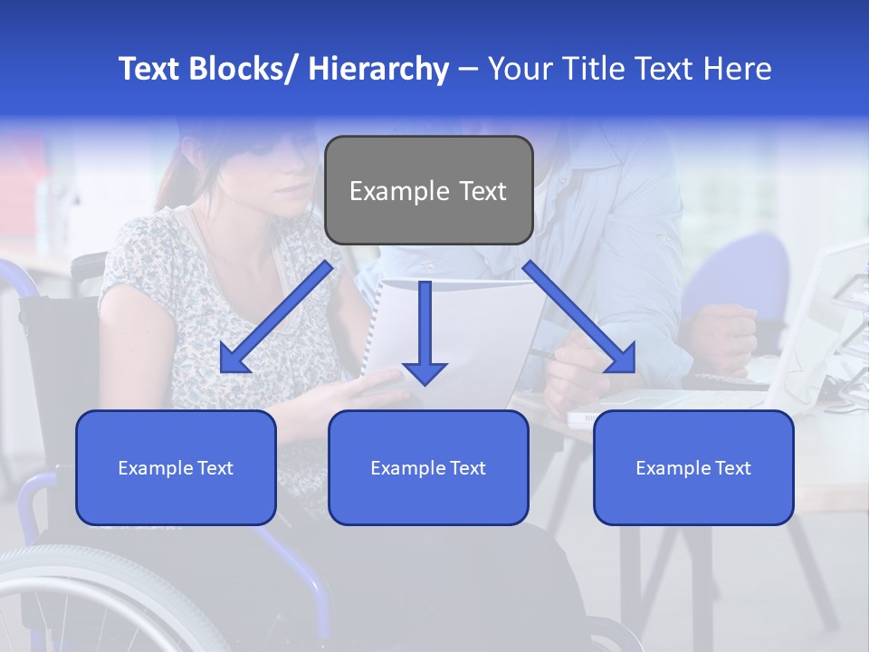 Landscape Person Folder PowerPoint Template