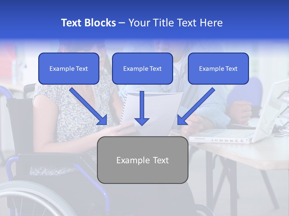 Landscape Person Folder PowerPoint Template