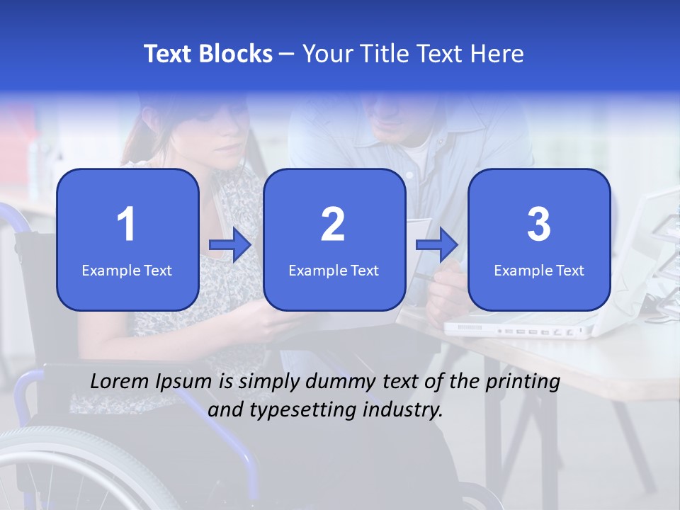 Landscape Person Folder PowerPoint Template
