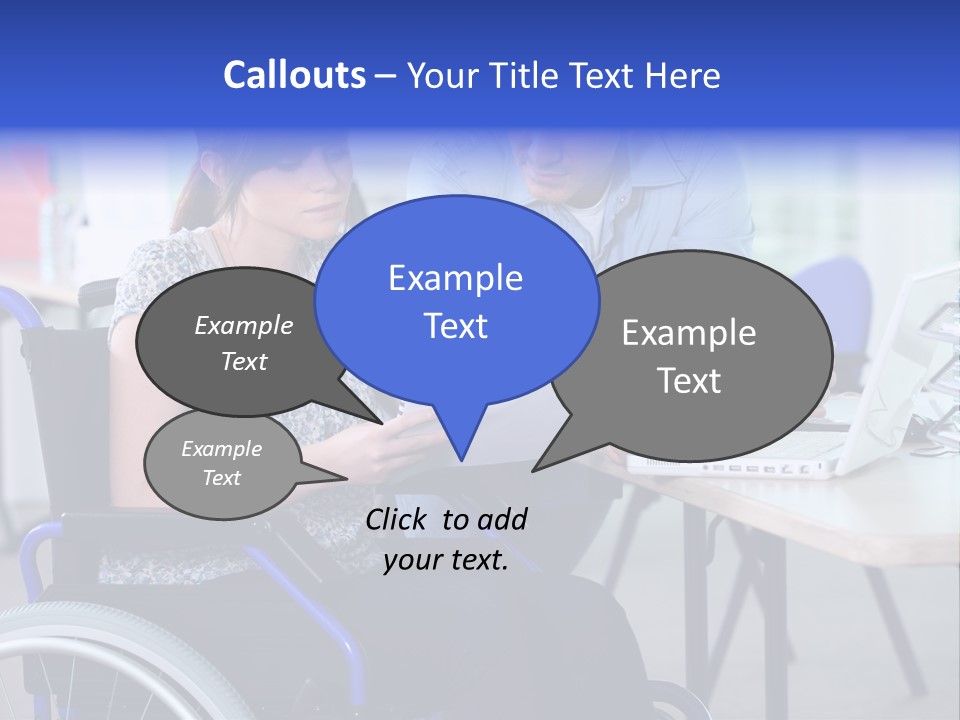Landscape Person Folder PowerPoint Template