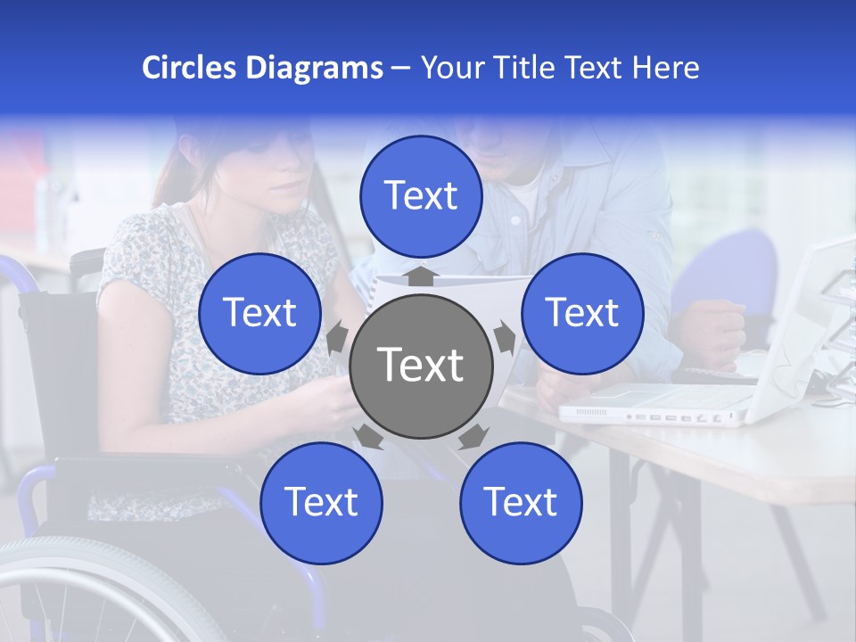 Landscape Person Folder PowerPoint Template