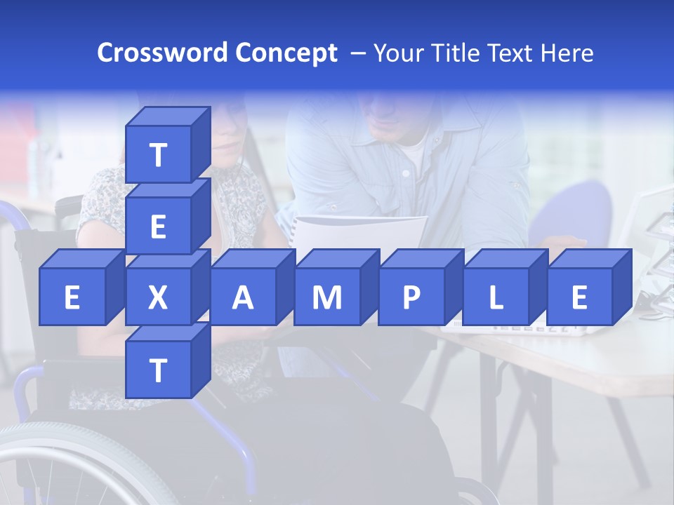 Landscape Person Folder PowerPoint Template