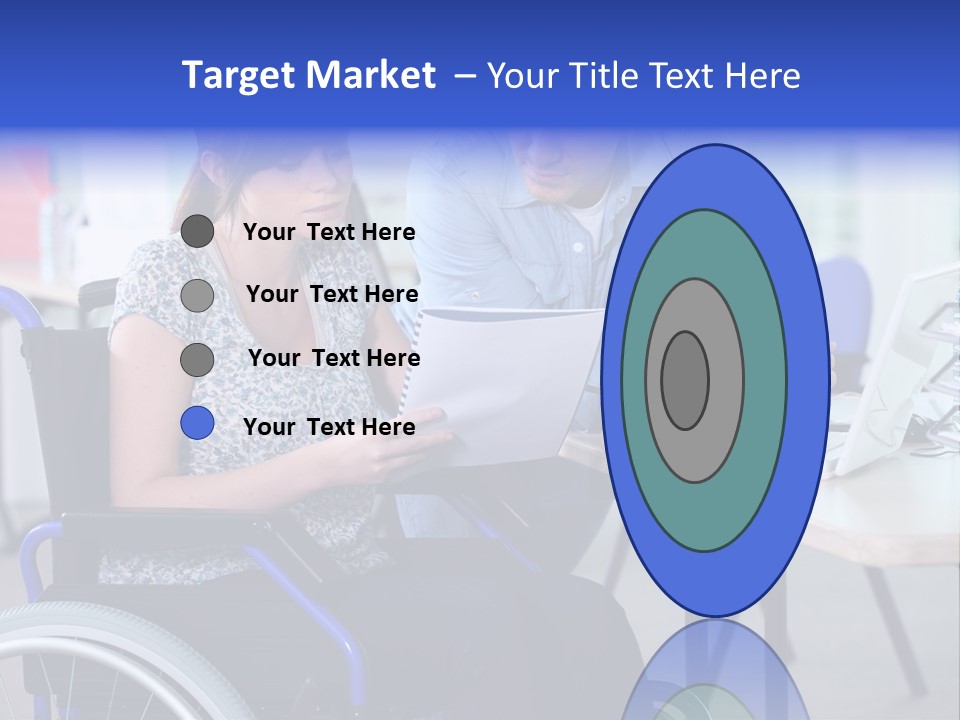 Landscape Person Folder PowerPoint Template