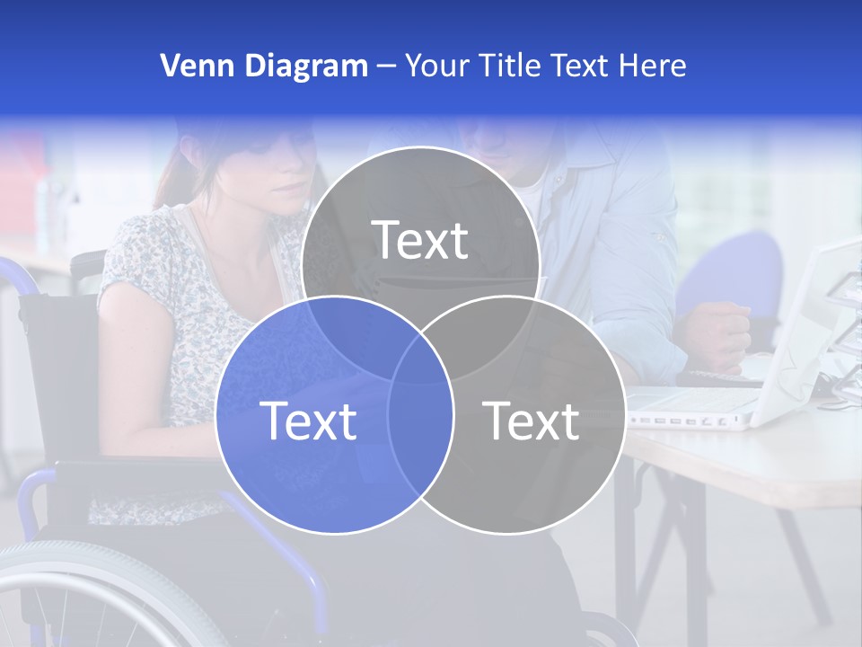 Landscape Person Folder PowerPoint Template