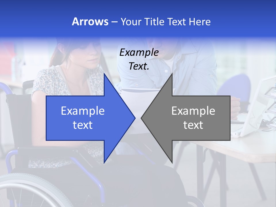 Landscape Person Folder PowerPoint Template