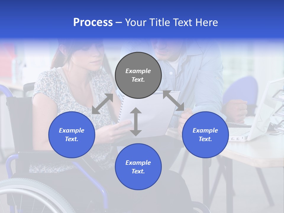 Landscape Person Folder PowerPoint Template