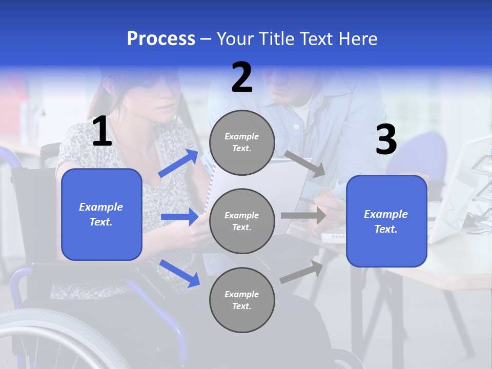 Landscape Person Folder PowerPoint Template
