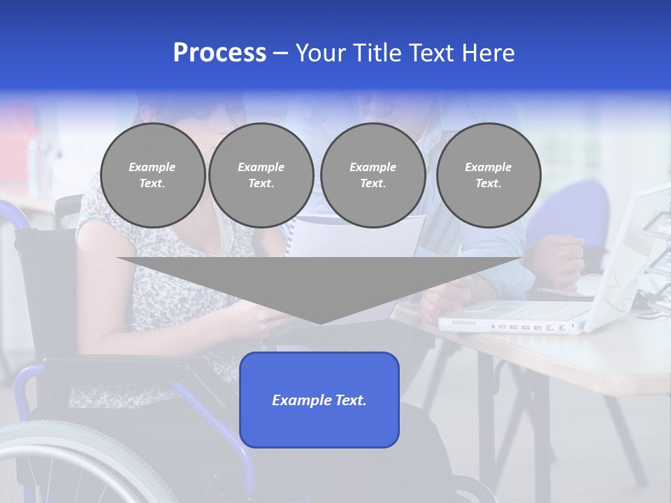 Landscape Person Folder PowerPoint Template