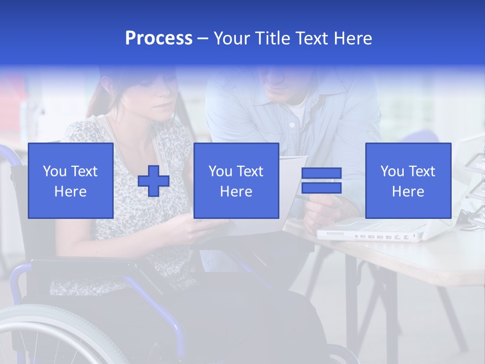 Landscape Person Folder PowerPoint Template