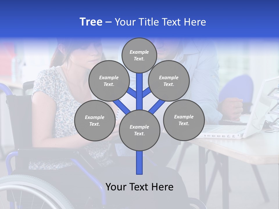 Landscape Person Folder PowerPoint Template