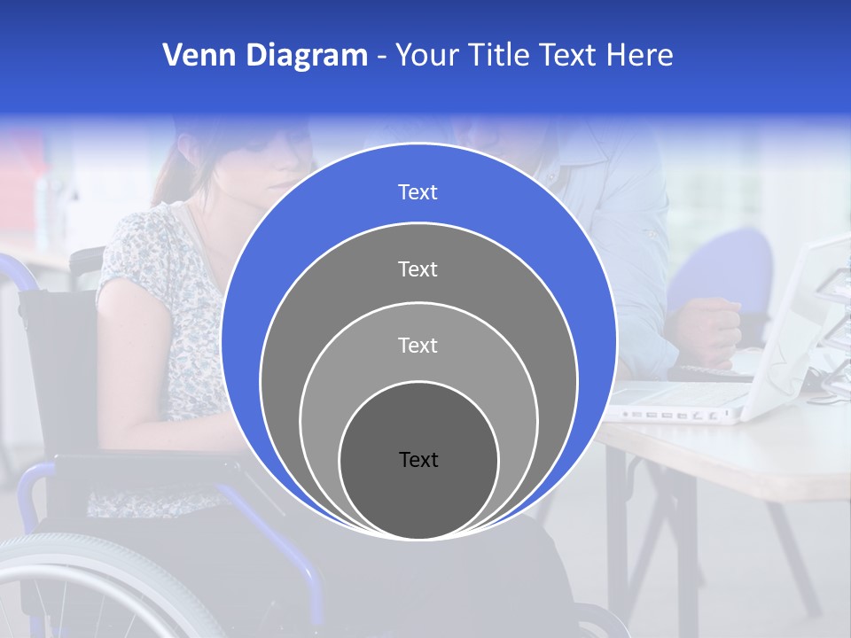Landscape Person Folder PowerPoint Template