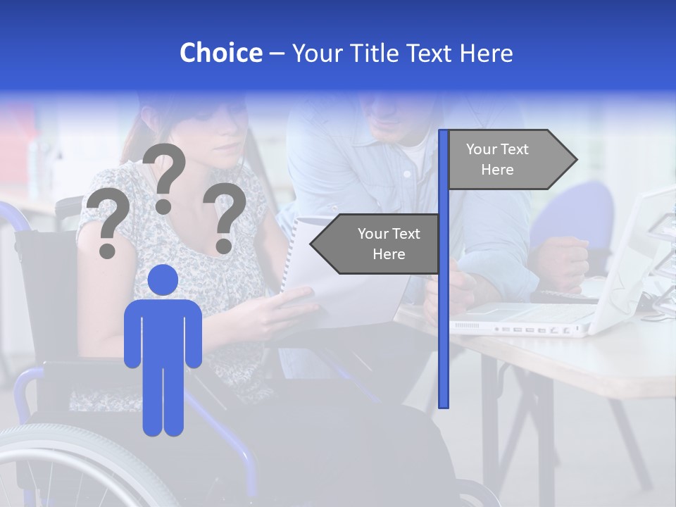 Landscape Person Folder PowerPoint Template
