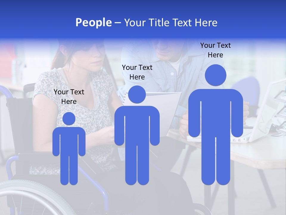 Landscape Person Folder PowerPoint Template