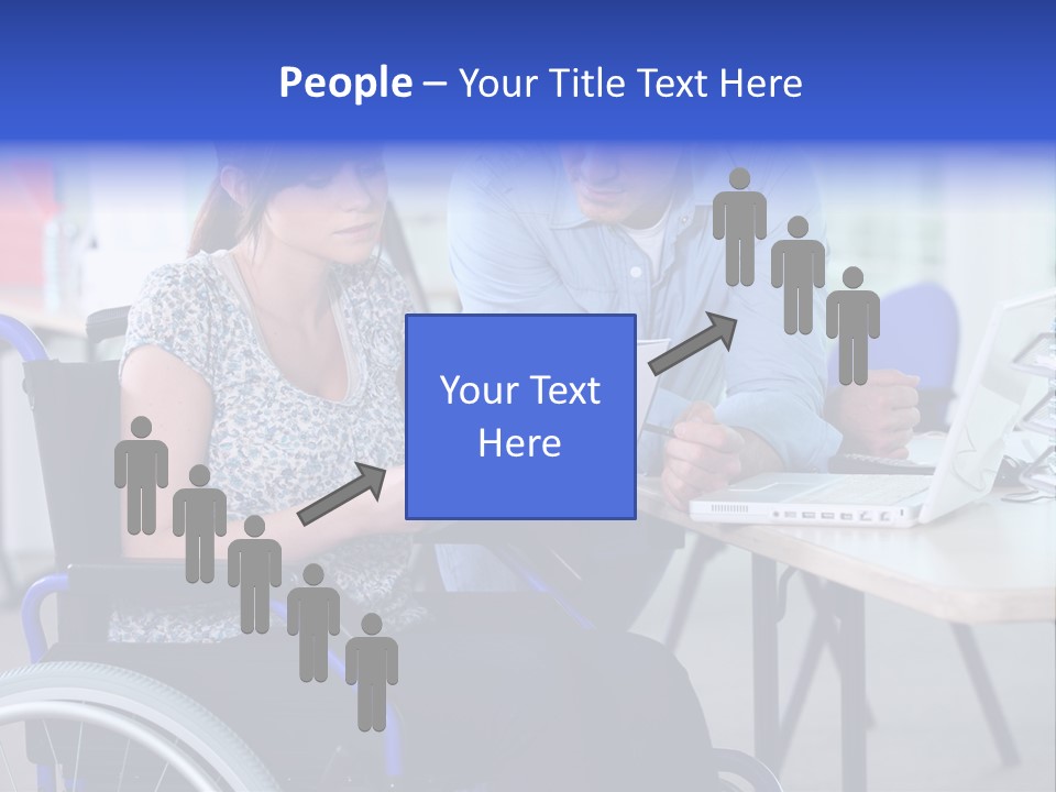 Landscape Person Folder PowerPoint Template