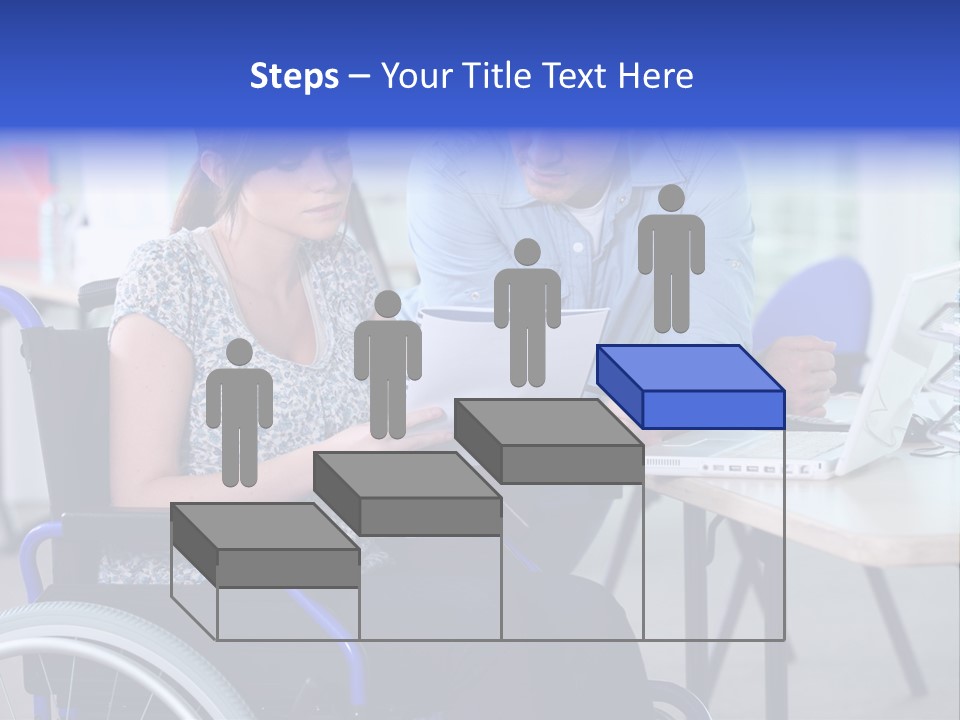 Landscape Person Folder PowerPoint Template