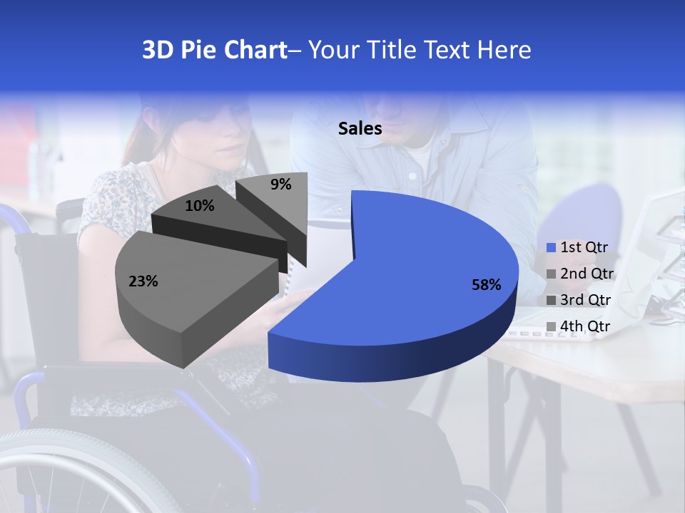 Landscape Person Folder PowerPoint Template