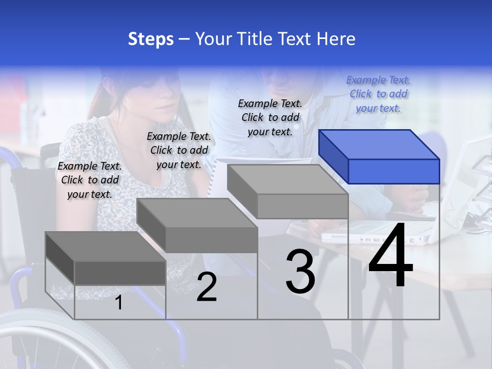 Landscape Person Folder PowerPoint Template