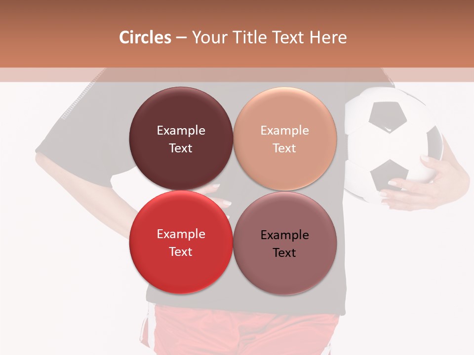 Female Beautiful Active PowerPoint Template