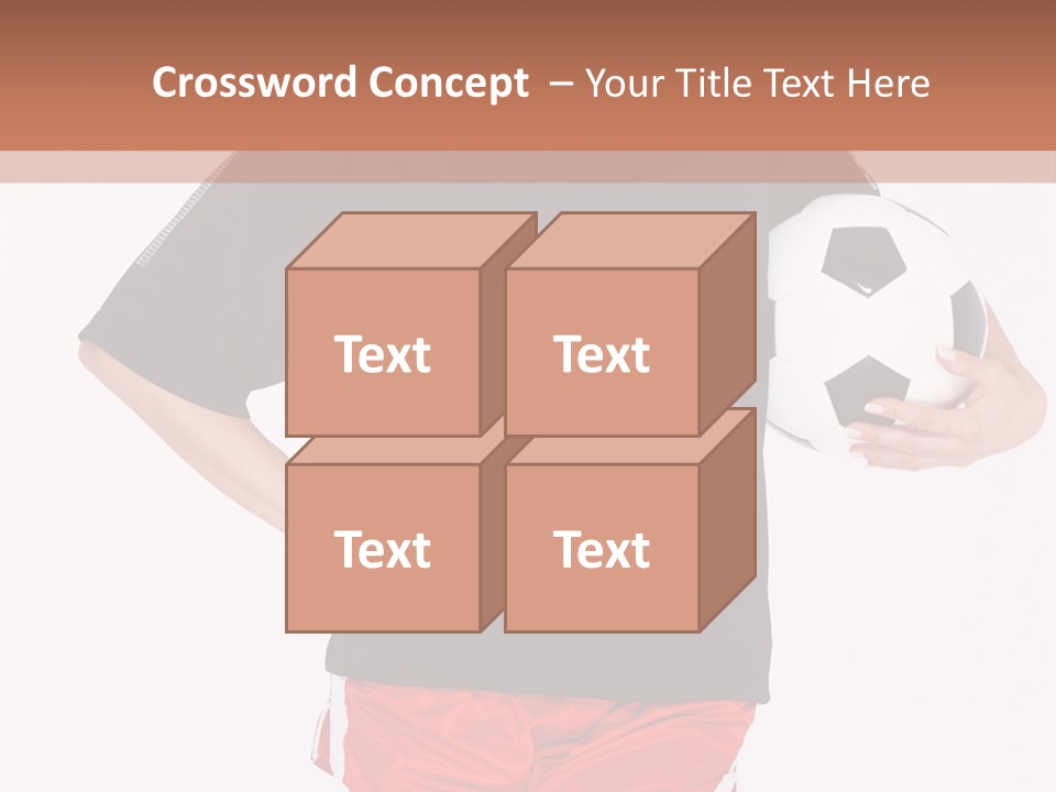 Female Beautiful Active PowerPoint Template