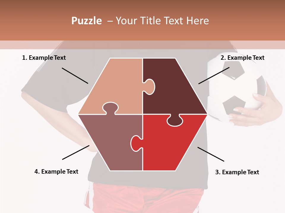 Female Beautiful Active PowerPoint Template