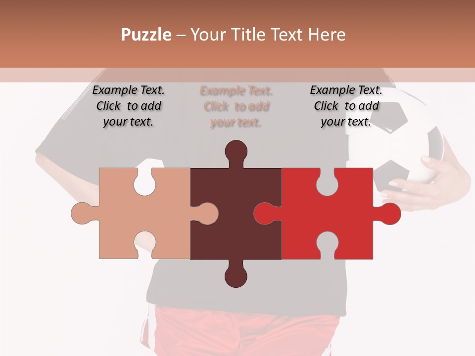 Female Beautiful Active PowerPoint Template