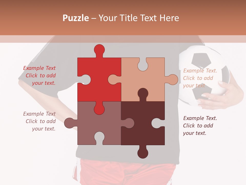 Female Beautiful Active PowerPoint Template