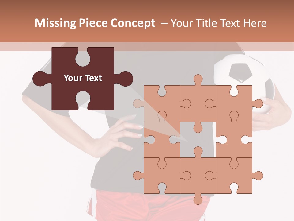 Female Beautiful Active PowerPoint Template