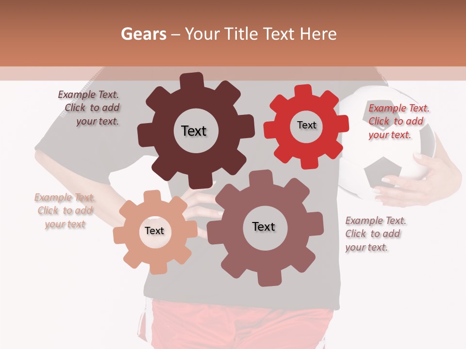 Female Beautiful Active PowerPoint Template