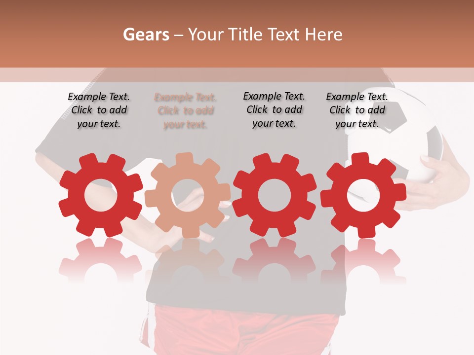 Female Beautiful Active PowerPoint Template