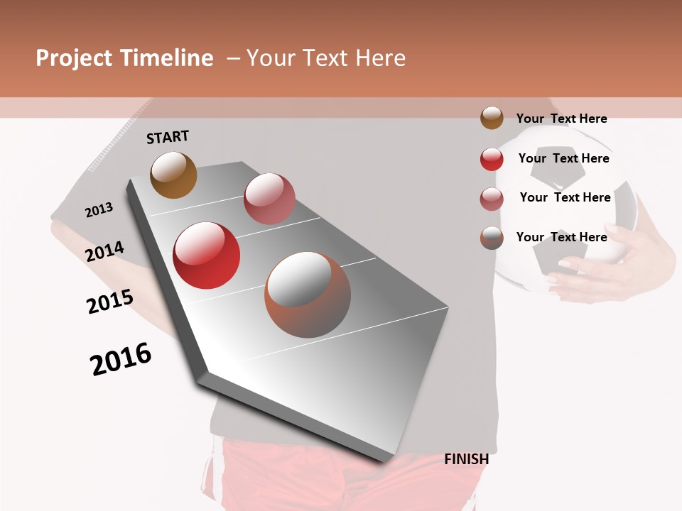 Female Beautiful Active PowerPoint Template
