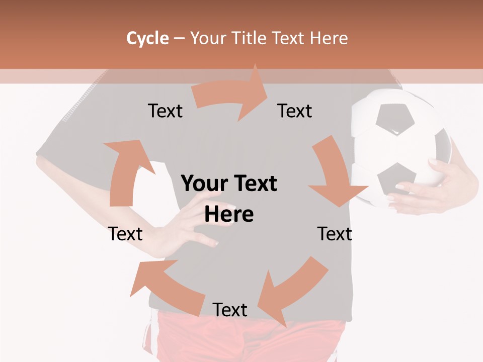 Female Beautiful Active PowerPoint Template