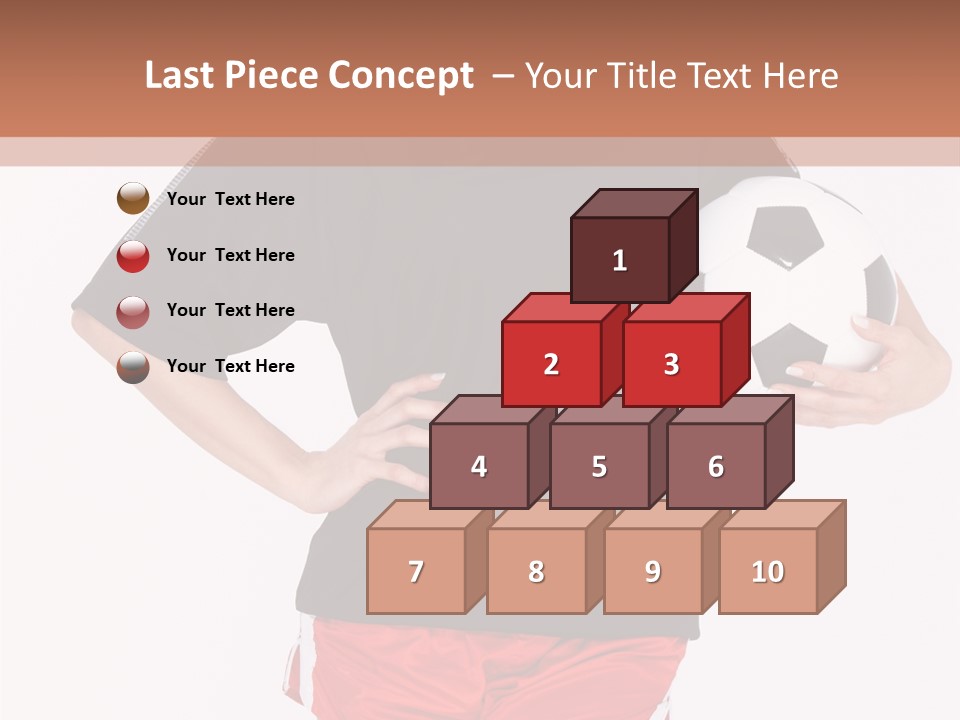 Female Beautiful Active PowerPoint Template