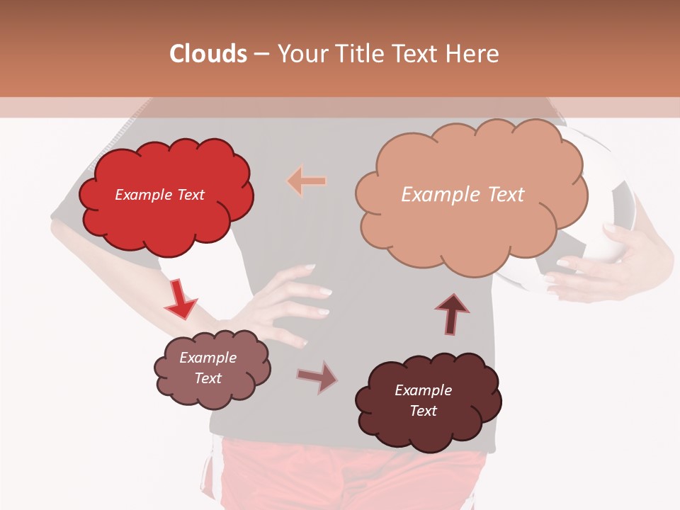 Female Beautiful Active PowerPoint Template