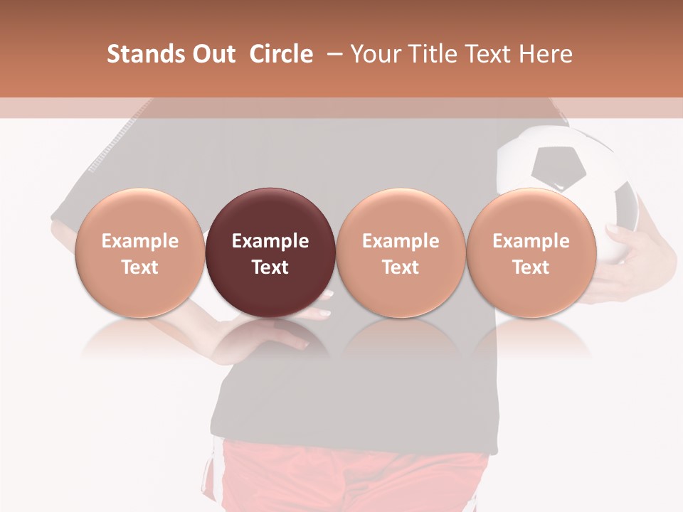 Female Beautiful Active PowerPoint Template