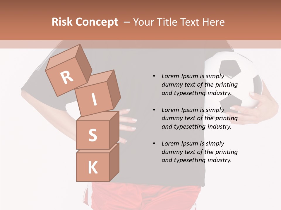 Female Beautiful Active PowerPoint Template