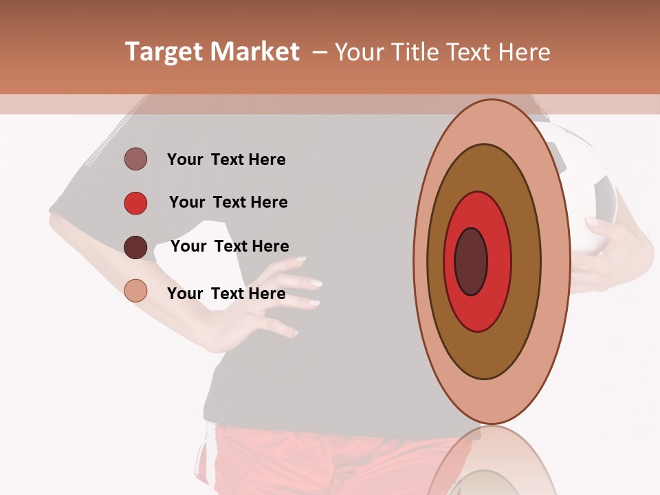 Female Beautiful Active PowerPoint Template