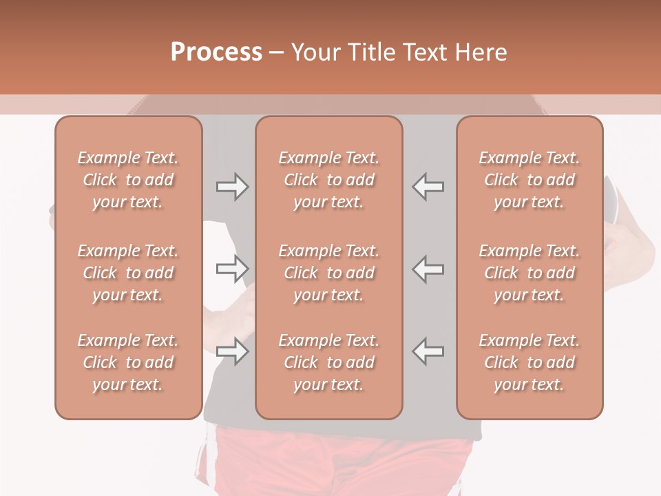 Female Beautiful Active PowerPoint Template